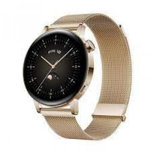 هواوي ساعة جي تي 3، 42 ملم، سوار معدني ذهبي هواوي ساعة جي تي 3، 42 ملم، سوار معدني ذهبي