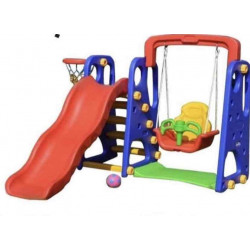 زحليقة مع مرجيحة وكرة سلة