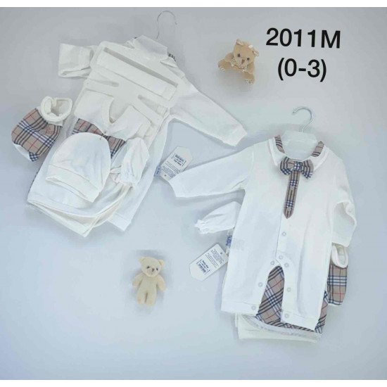 طقم مواليد قطن