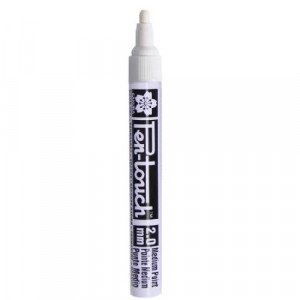 Paint Marker SAKURA Round Tip White