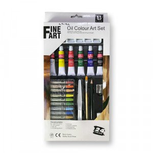 Oil Color MAGI-WAP 6 Color 12 m with drawing Set 