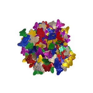 Colorful Sequins Butterflies Shapes