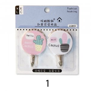  Two Pieces Circular Adhesive  Aloe Vera Hook