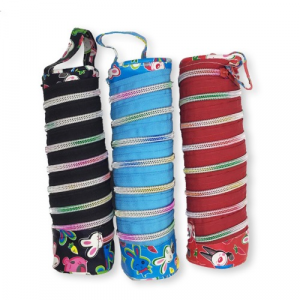Pencil Case Cylindrical Spiral Zipper