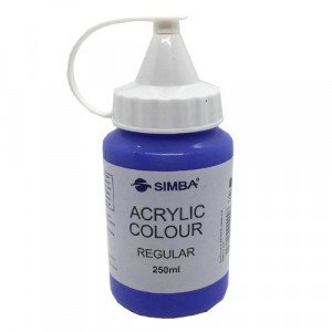 Acrylic Color SIMBA 250 ml Regular Light Blue 
