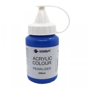  Acrylic Color SIMBA 250 ml Pearlized Blue 