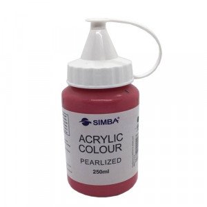  Acrylic Color SIMBA 250 ml Pearlized Pink 