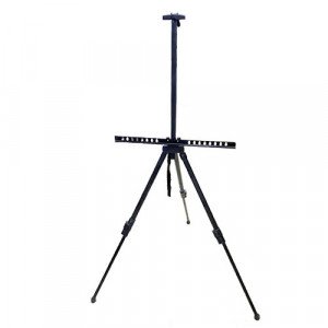 Aluminium Stand for Drawing Adjustable Black 