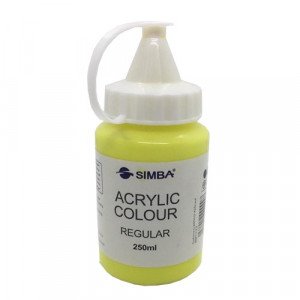  Acrylic Color SIMBA 250 ml Fluorescent yellow 