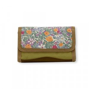 Wallet with Button Click BUSQUETS Colors Flowers