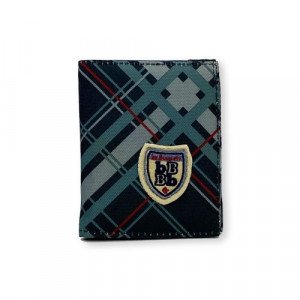 Wallet with Button Click BUSQUETS Lind Blue Medium
