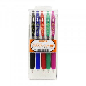 Gel Ink Pen Sarasa Clip ZEBRA 0.7 mm 5 Colors