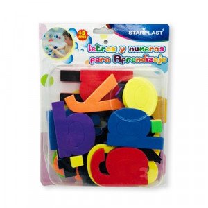 English letters Foam sponge with magnet