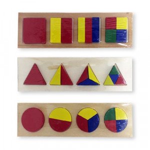 Wood Educational Pzzle Engineering Many  Shapes 