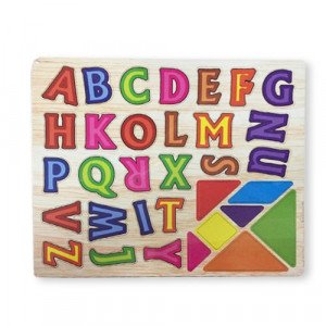 Wood Educational E letters Pzzle  