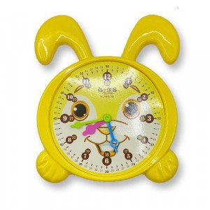 Educational Clock For Time Rabbit Head Big