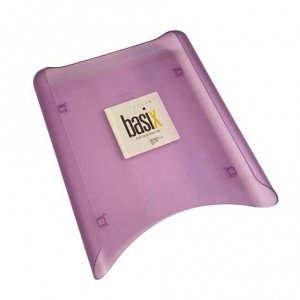 One Document Tray TENEX Plastic Transparent Light Purple