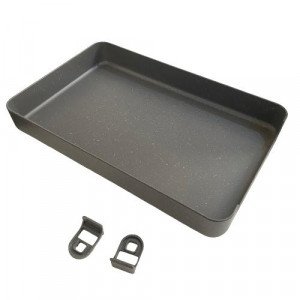 Office Paper Base 8×4 Inch Rectangular TENEX Plastic With 2 Holders Granite