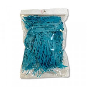 Turquoise Paper Straws For Gifts And Artworks