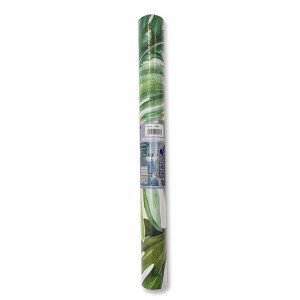 Adhesive Roll White with Green Tree Leaves SIMBA 8 yard