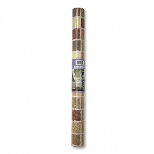 Marbled Brown and Beige Squares Adhesive Binding 8 Yard Simba