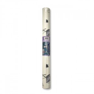 Sugar color and black roses Adhesive Roll 8 Yard Simba