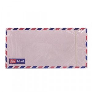 Air Mail Envelopes Pink 10X21 cm 25 Pcs