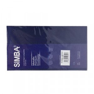 Metallic Envelopes Dark Blue 11x22 cm SIMBA 10 Pcs