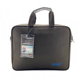 PC Bag  Zipper 14.5x10.5 inch Brown BINSHI