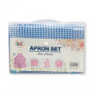 Apron Small Squire Set 4 Pcs Embroidery In Bag