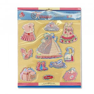 Cinderella Clothes Wall Stickers Prominent Home Decor