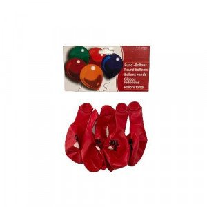 Party Balloons 6 Pcs I Love You Red