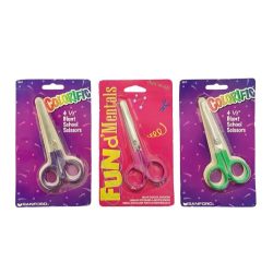 Small Plastic Scissors Several Colors 3 Pieces