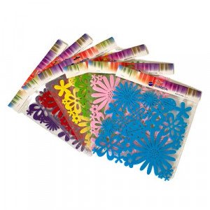 Shiblona Gogh Medium Square SIMBA Flower Decorations Multicolored