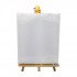Canvas Board Rectangle 25x30 cm with Wood Stand White