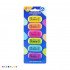 A Set of Neon erasers 6 pieces ARK