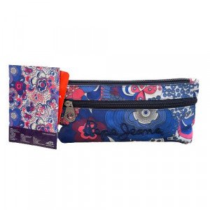 Pepe Jeans Busquets Pencil Case Navy Blue