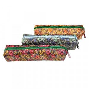 Pencil Case With Zipper Plastic Colored Roses