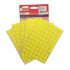 Office Label TANEX Phosphorescent Yellow Circles 13 mm