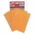 Office Label TANEX Phosphorescent Orange Circles 0,8 mm