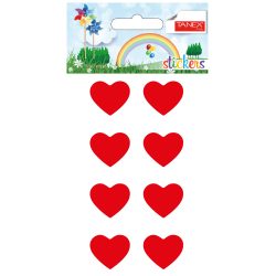 stickers Red Sequin heart Prominent TANEX 