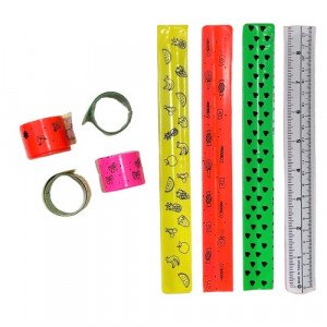 Set of Rulers Bracelet 4 Pieces Several Colors