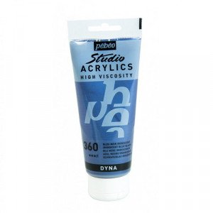 Studio Acrylics Fine Acrylic Pebeo 100 ml Blue Black Iridescent