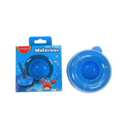 Water cup For Cleaning Brushes With a Lid Donut Shape 