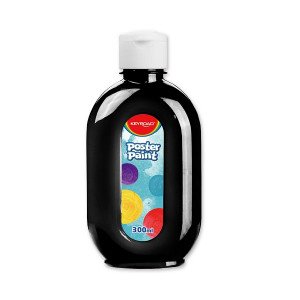 Poster Colors KEYROAD Black 300 ml 
