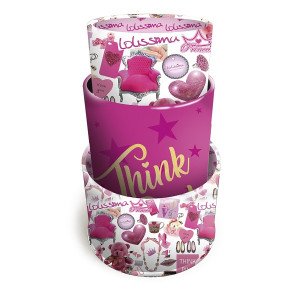 Metal Cup Pens 3 Sizes LOLISSIMA Pink Graphics BUSQUETS