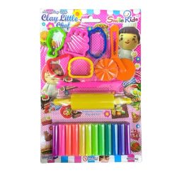 Little Chef Clay With Molds and Knife Smile Kids 150 g