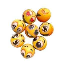 Small Sponge Ball for Children 6 cm Smiley