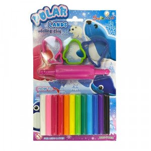 Polar Lands Clay With Molds Smile Kids 200 g