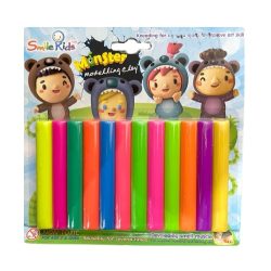 Modelling Clay 12 Phosphoric Colors Smile Kids 200 g
